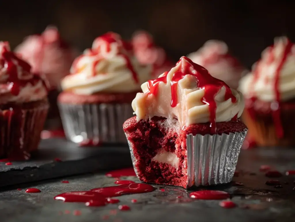 Vampire Bite Cupcakes - featured image
