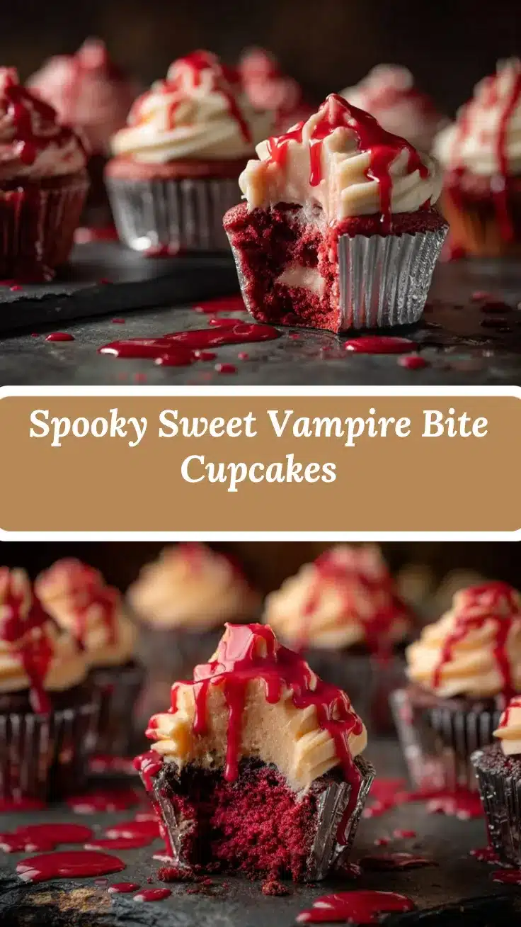 Vampire Bite Cupcakes recipe