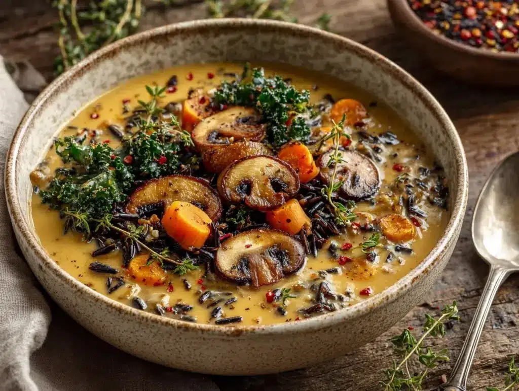 wild rice soup - featured image