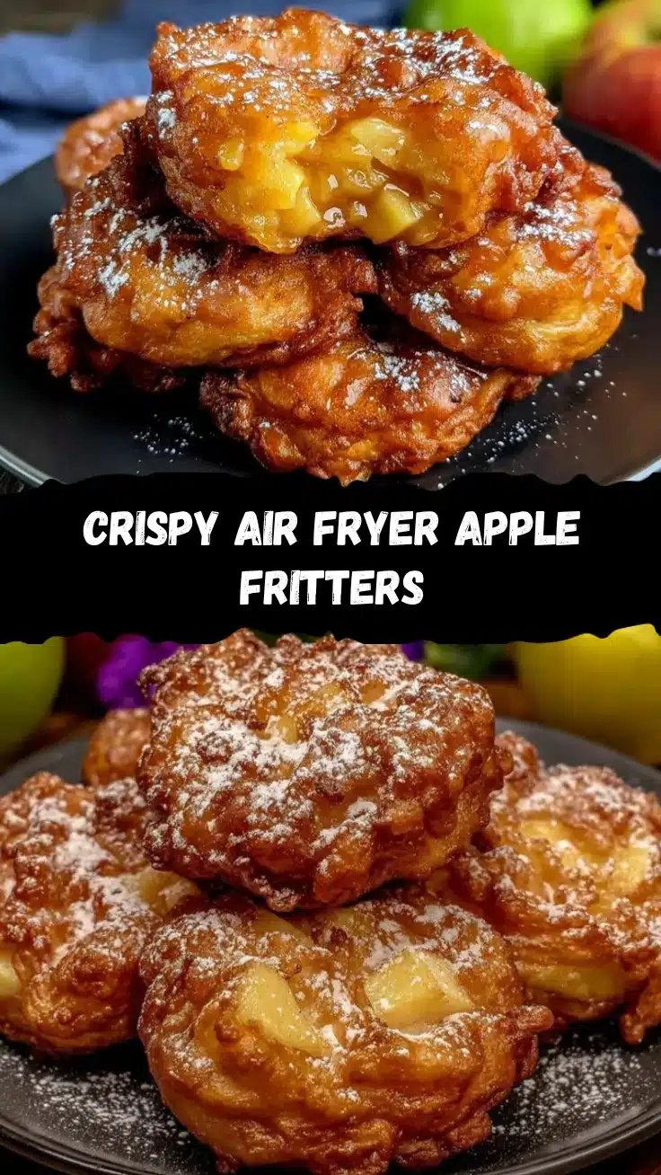 air fryer apple fritters recipe
