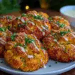 baked cauliflower bites - featured image