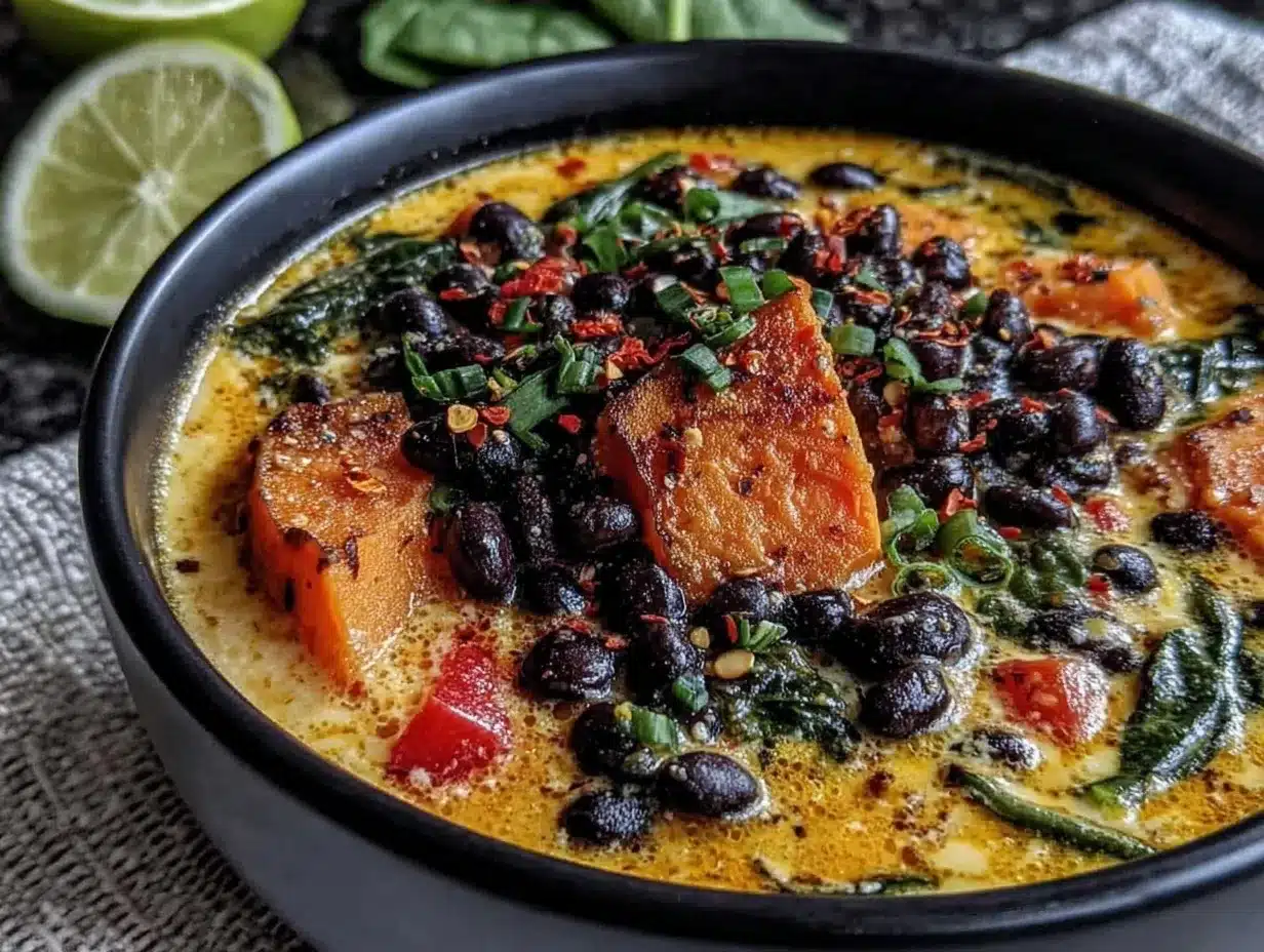 black bean soup preparation steps