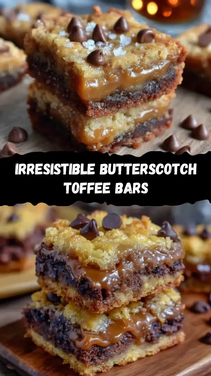 Butterscotch Toffee Bars recipe