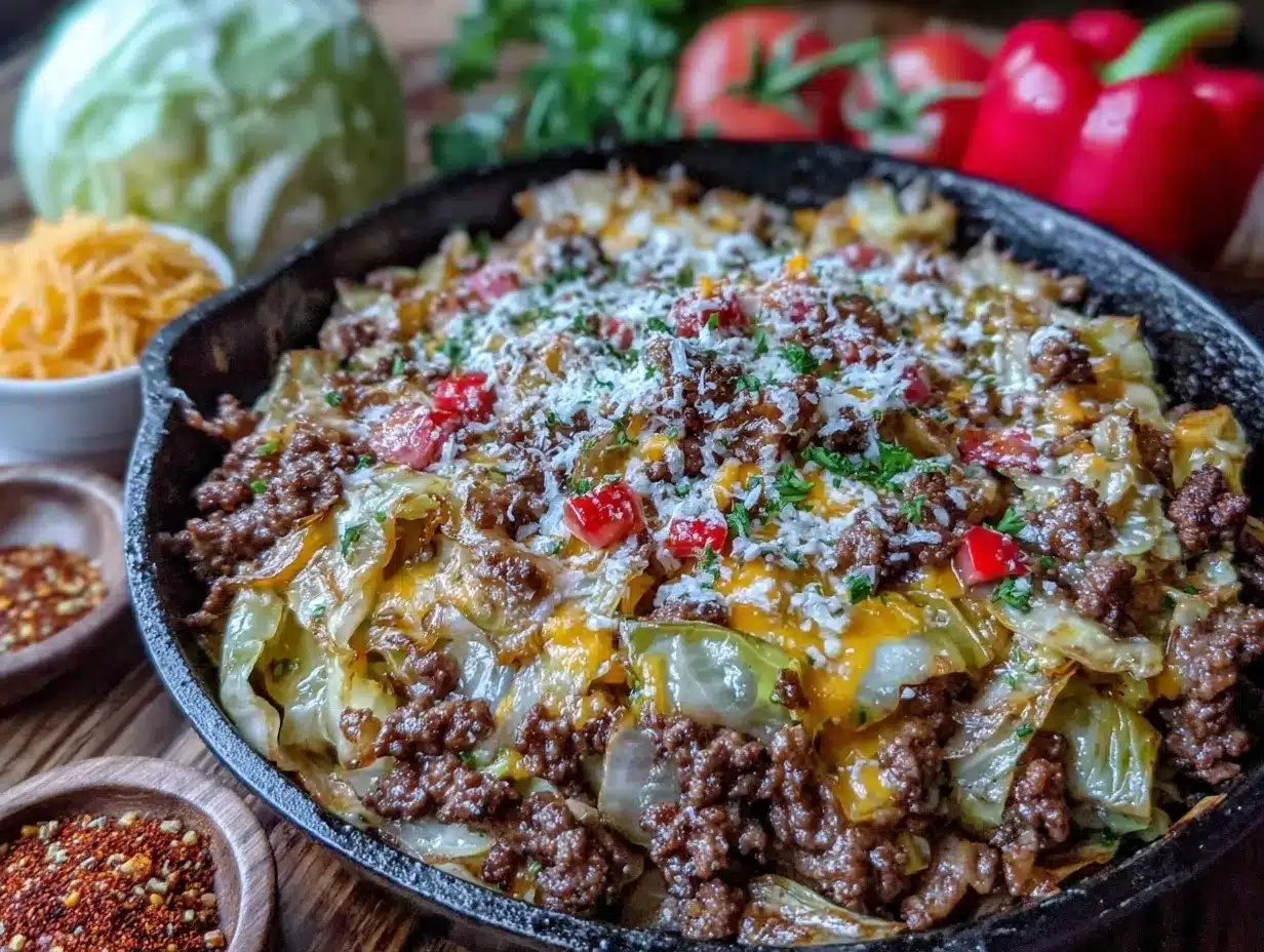 cabbage roll skillet preparation steps