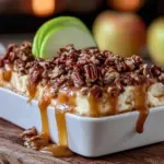 caramel apple cheesecake dip - featured image