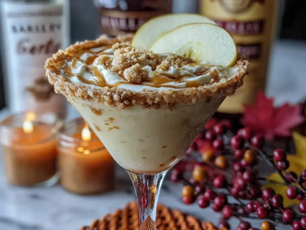 Caramel Apple Pie Martini - featured image