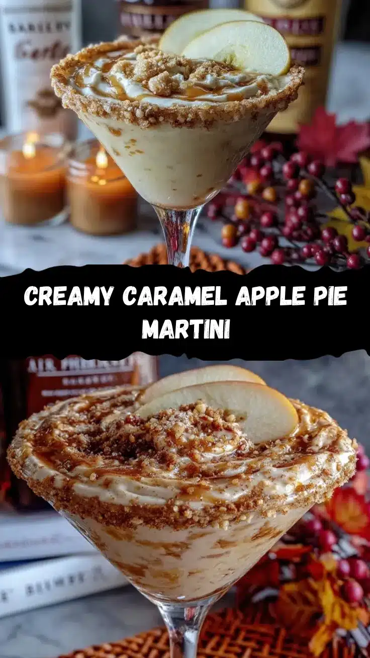 Caramel Apple Pie Martini recipe