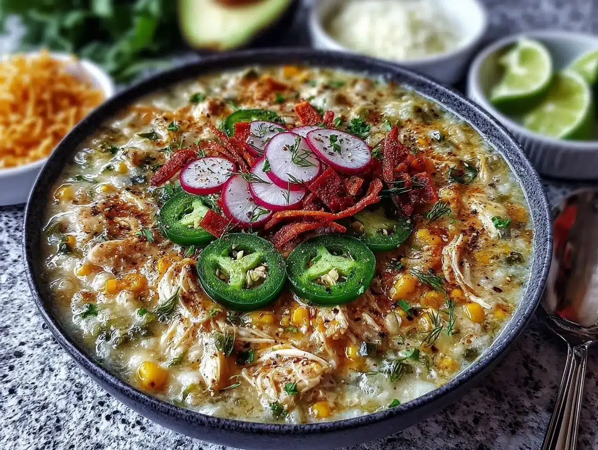 Chicken Poblano Soup preparation steps