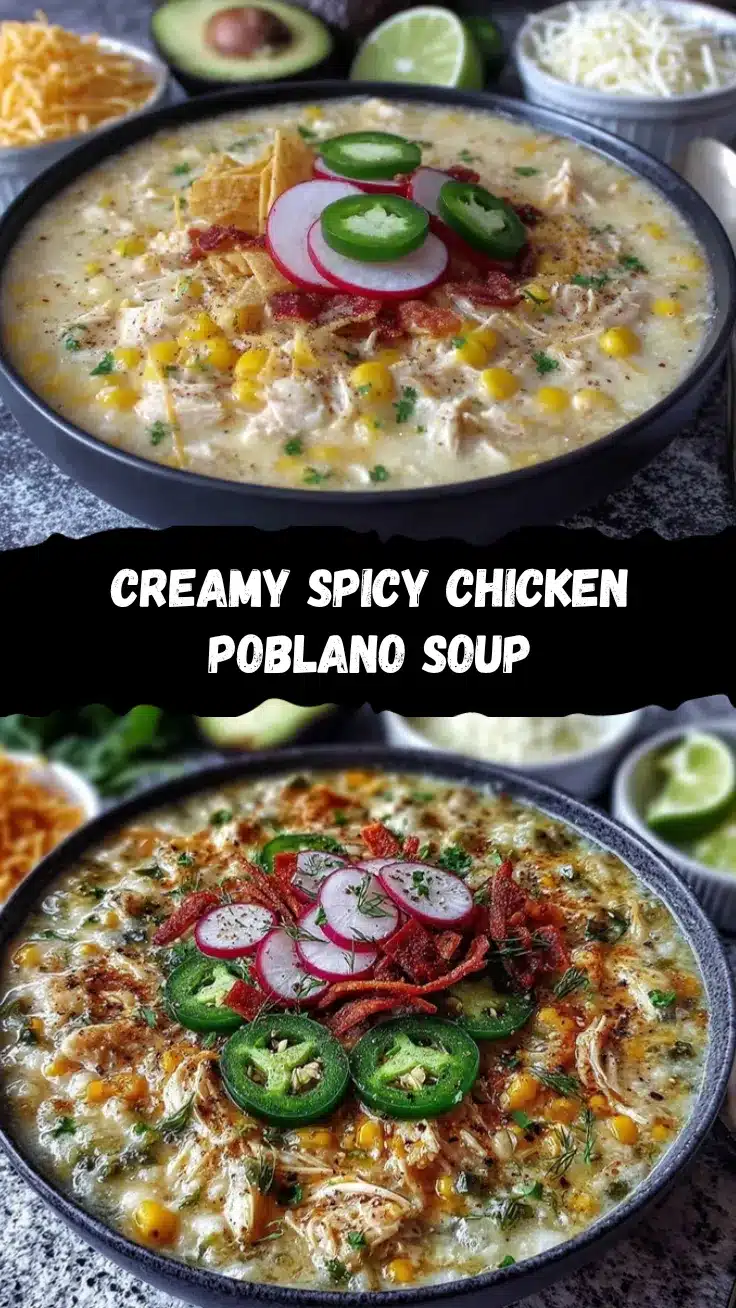 Chicken Poblano Soup recipe
