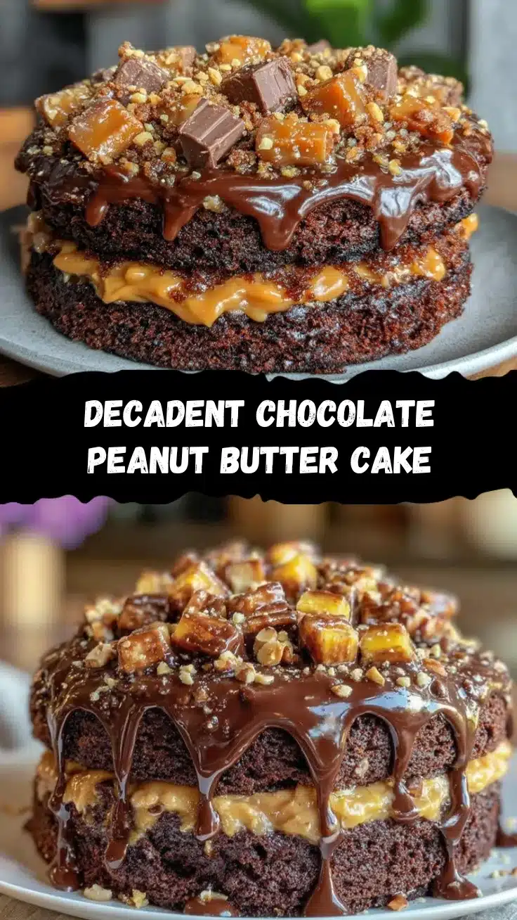 chocolate peanut butter cake recipe