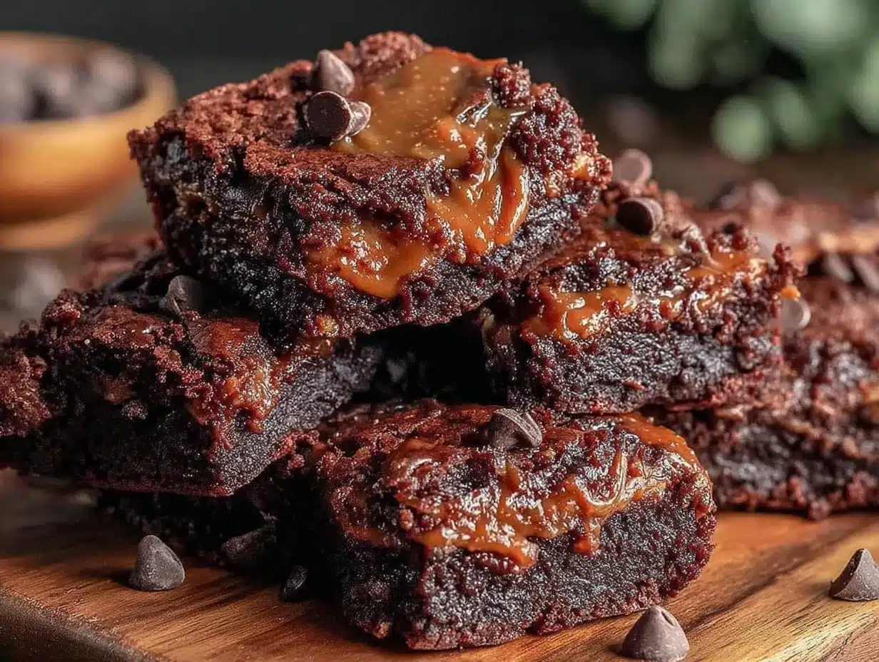 chocolate pumpkin brownies preparation steps