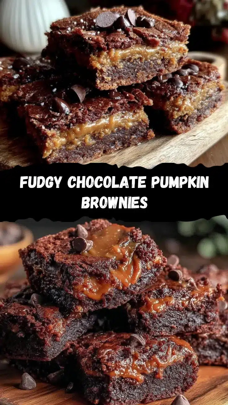 chocolate pumpkin brownies recipe