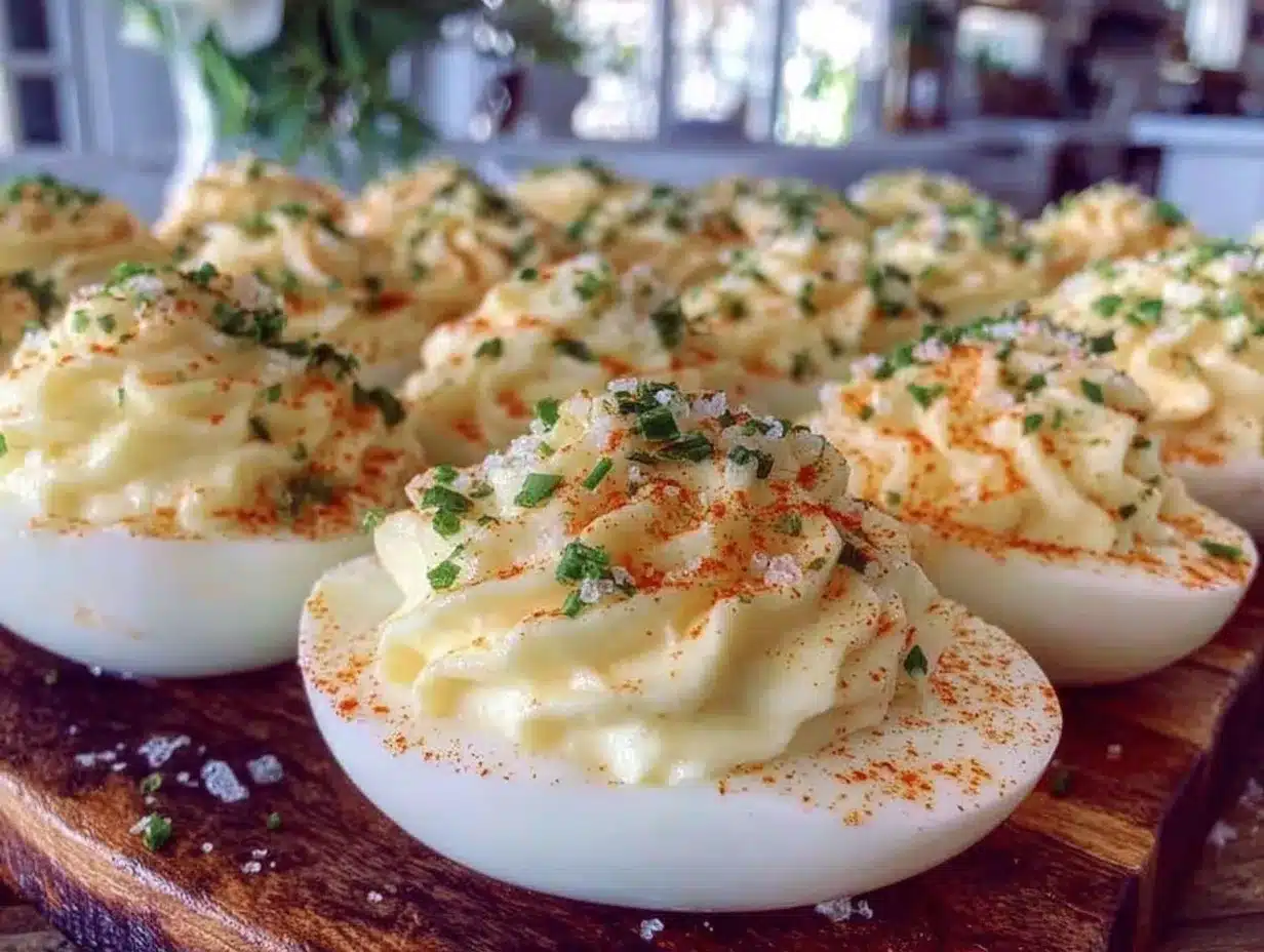 classic deviled eggs preparation steps