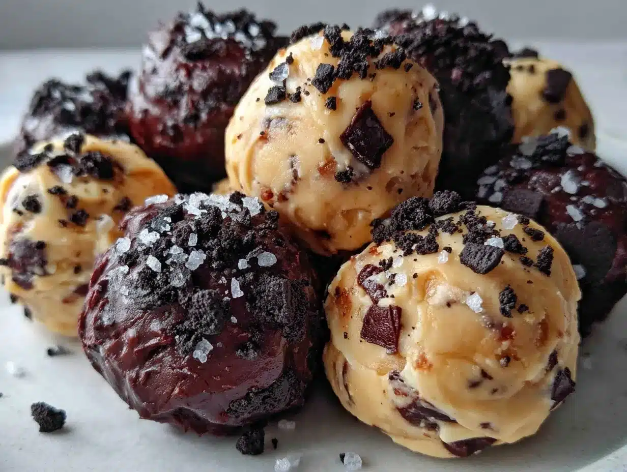 cream cheese oreo protein balls preparation steps