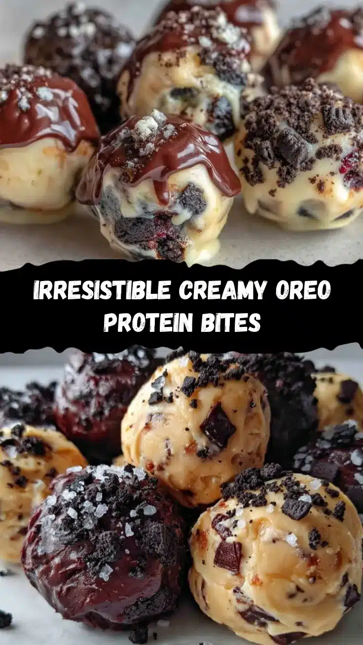cream cheese oreo protein balls recipe