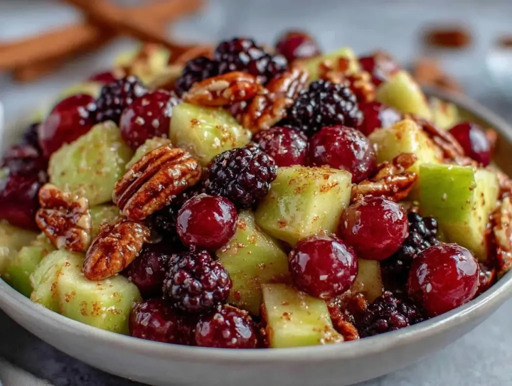 fall fruit salad - featured image