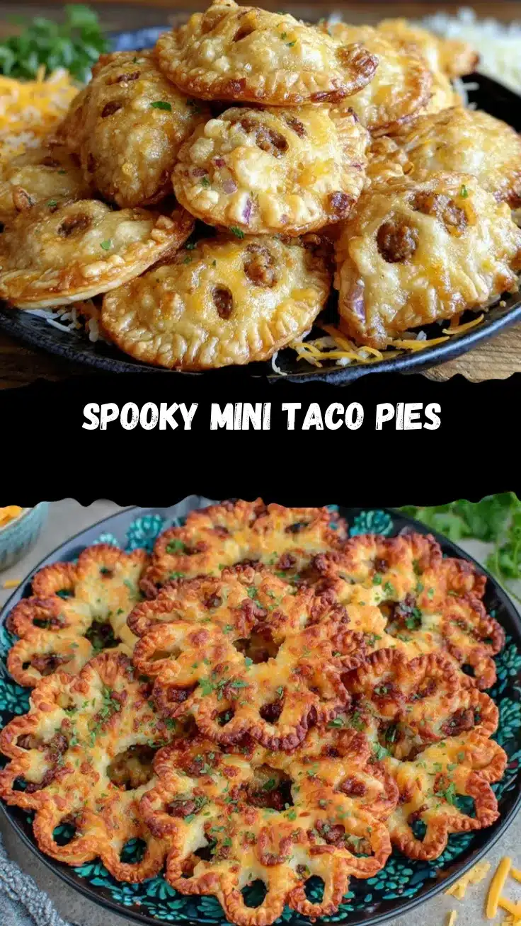 Ghost Mini Taco Pies recipe