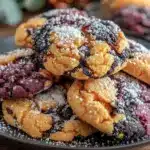 Halloween crinkle cookies - featured image