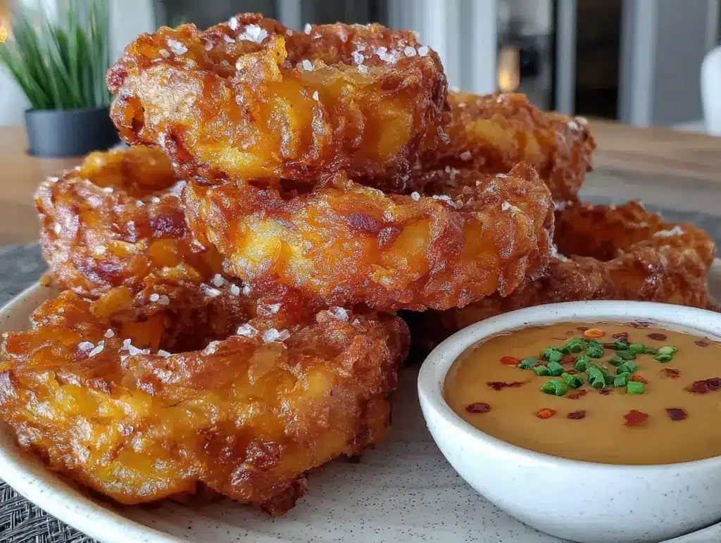 keto onion rings - featured image