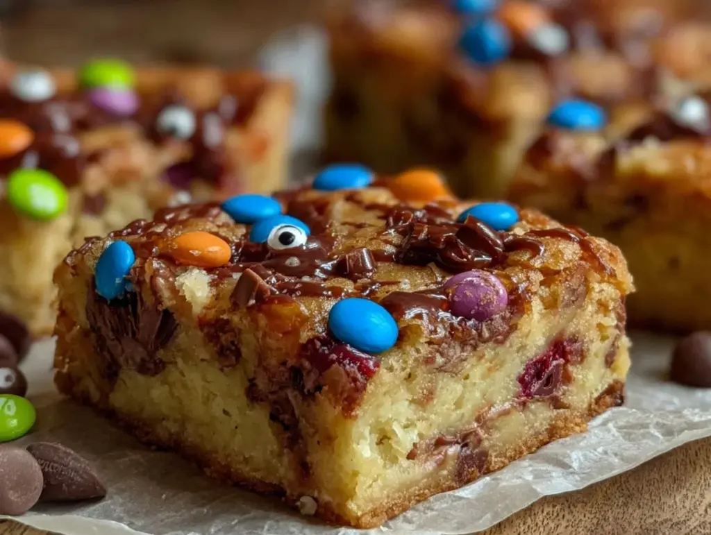 Monster Mash Cookie Bars - featured image