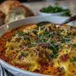 one pot ravioli soup - featured image