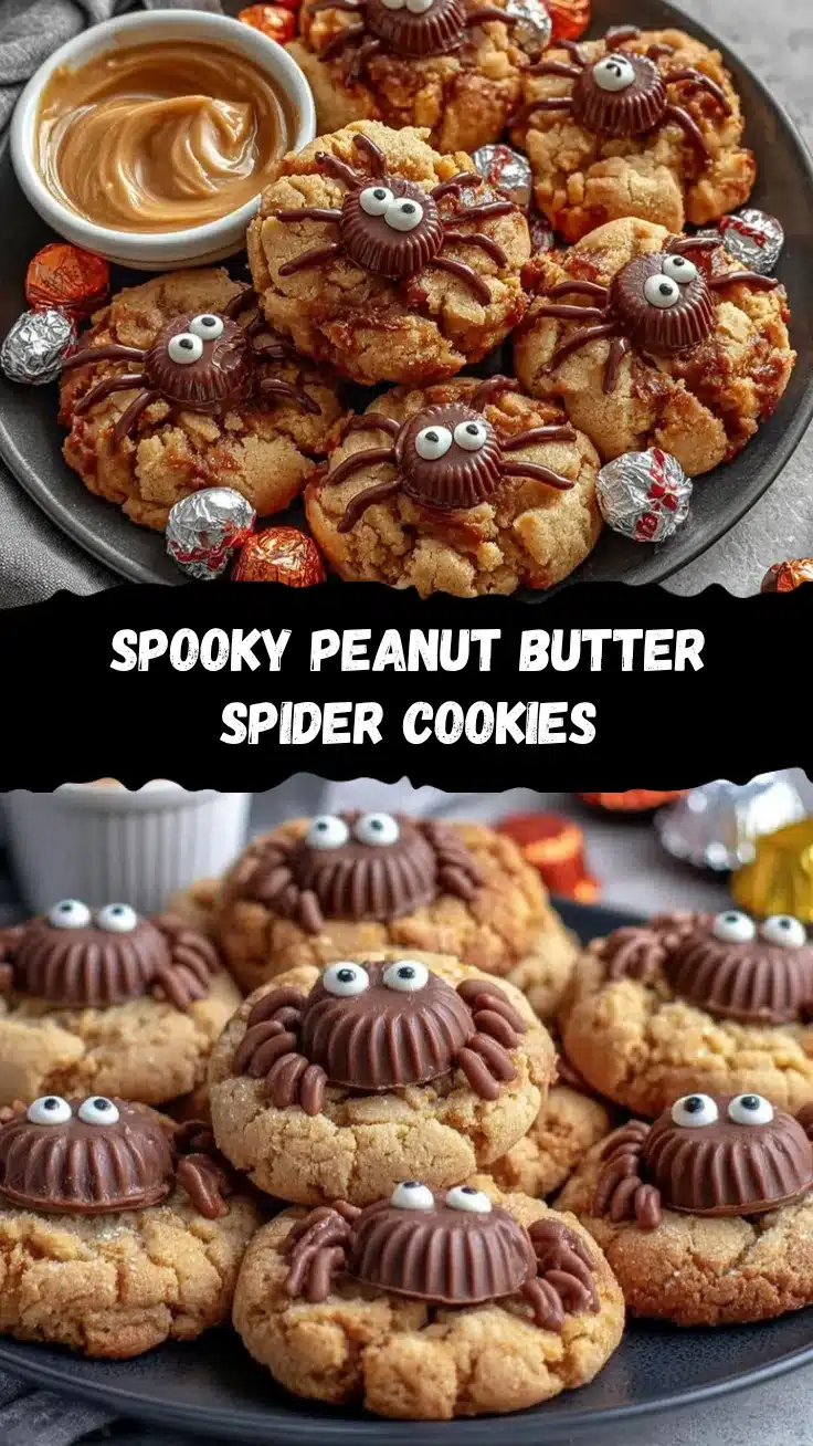 peanut butter spider cookies recipe
