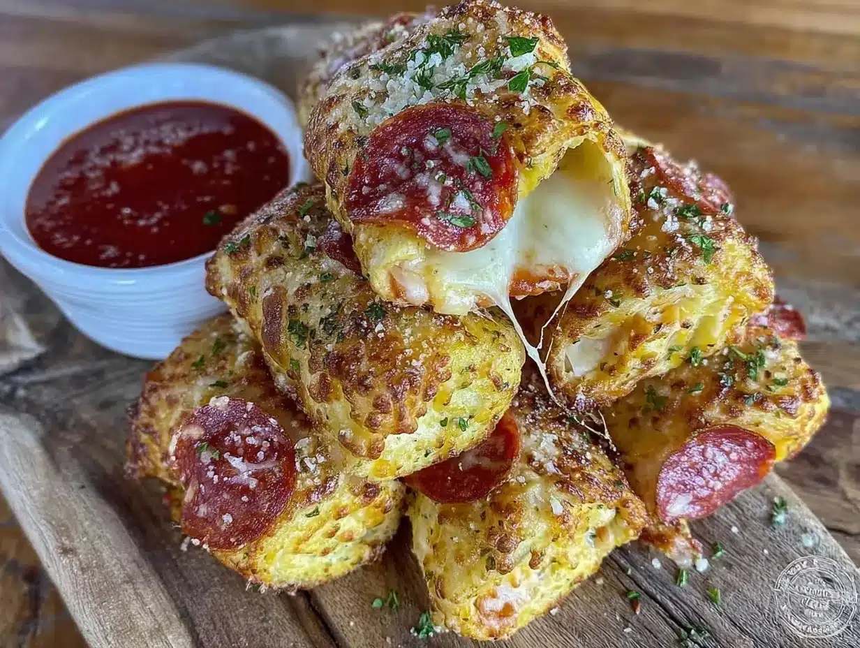 pepperoni pizza rolls preparation steps