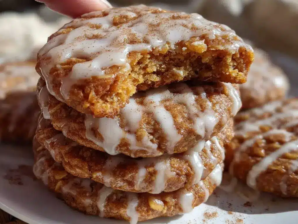 pumpkin oatmeal cookies - featured image