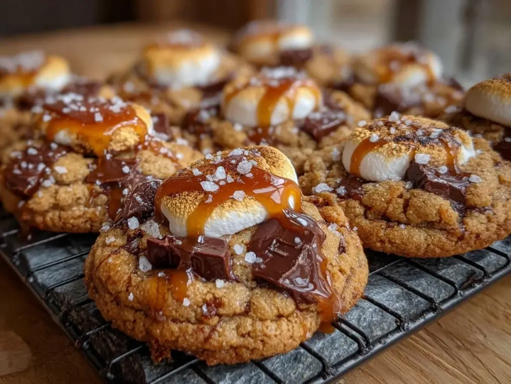 Pumpkin Smores Cookies - featured image