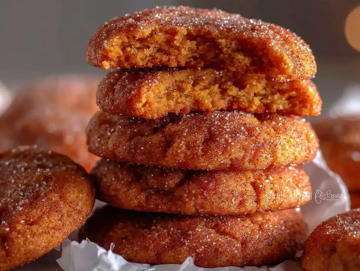 pumpkin snickerdoodle cookies preparation steps