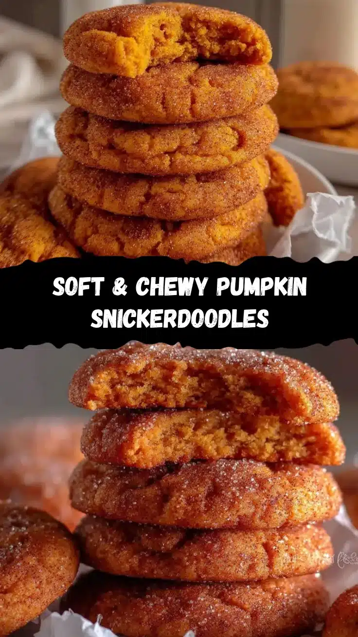 pumpkin snickerdoodle cookies recipe