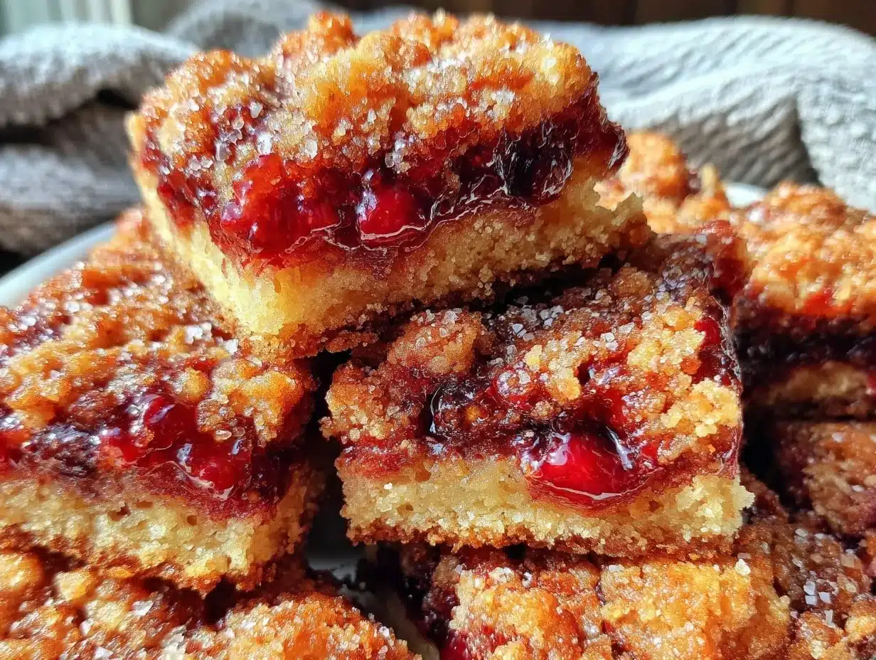 raspberry bars preparation steps