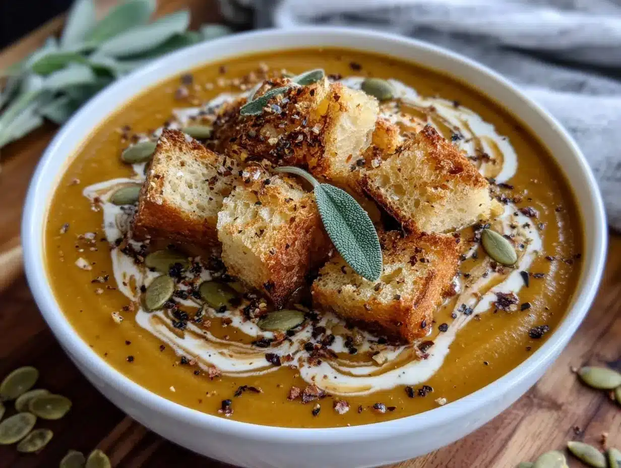 roasted butternut squash soup preparation steps