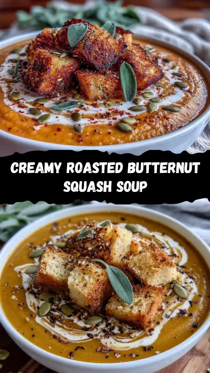 roasted butternut squash soup recipe