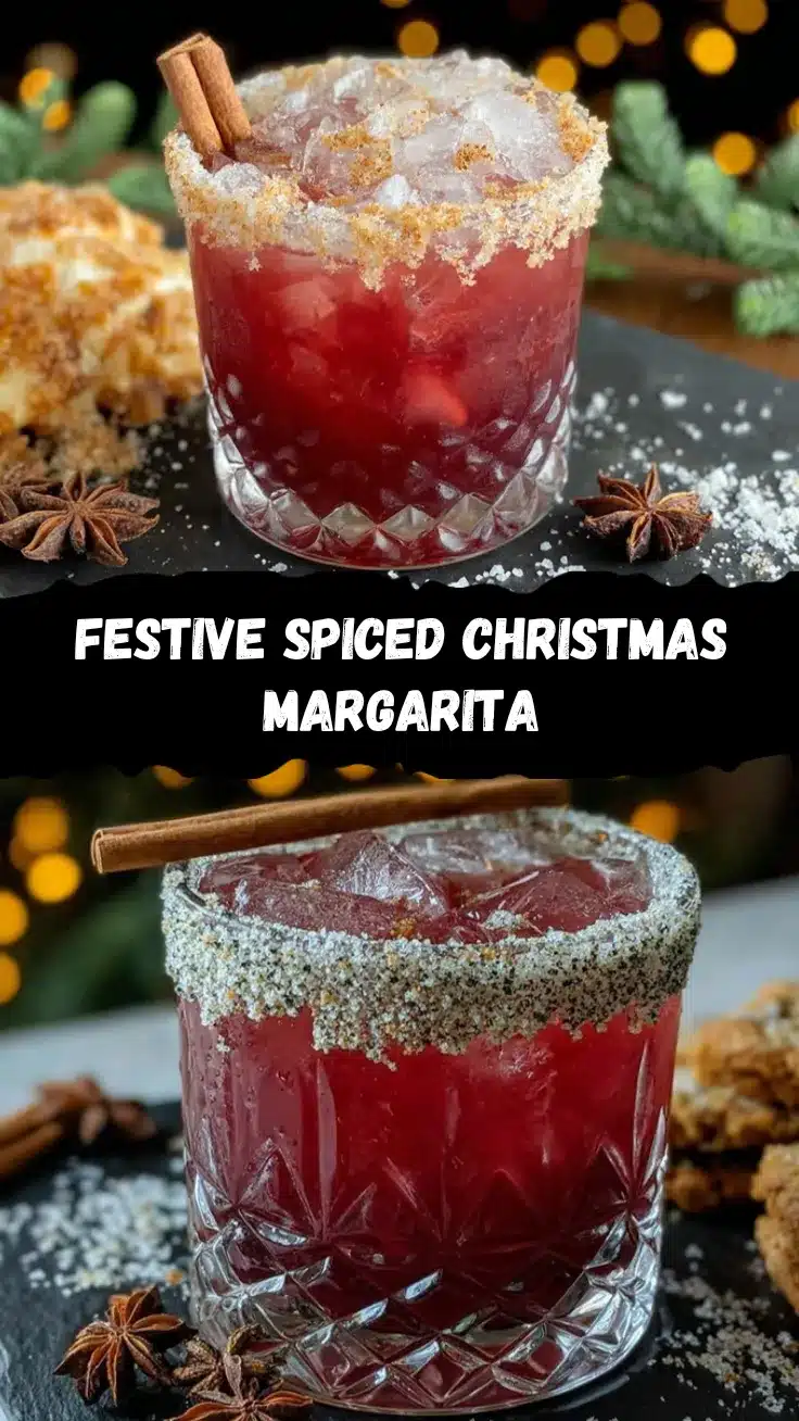 spiced Christmas margarita recipe