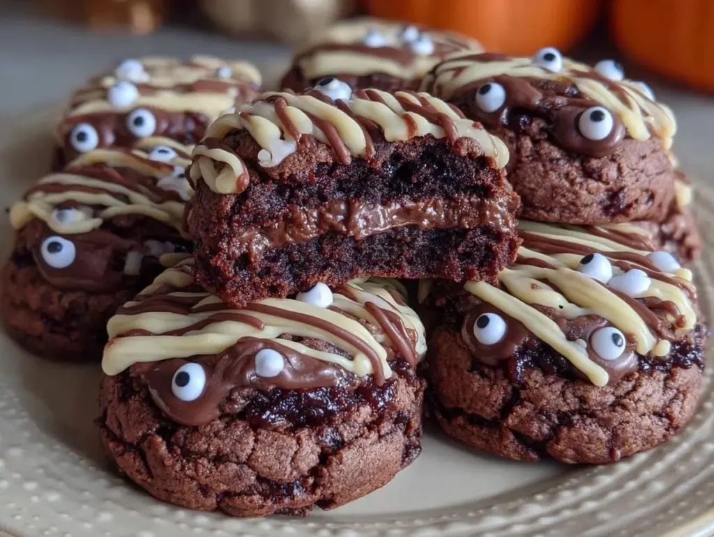 spooky mummy cookies - featured image