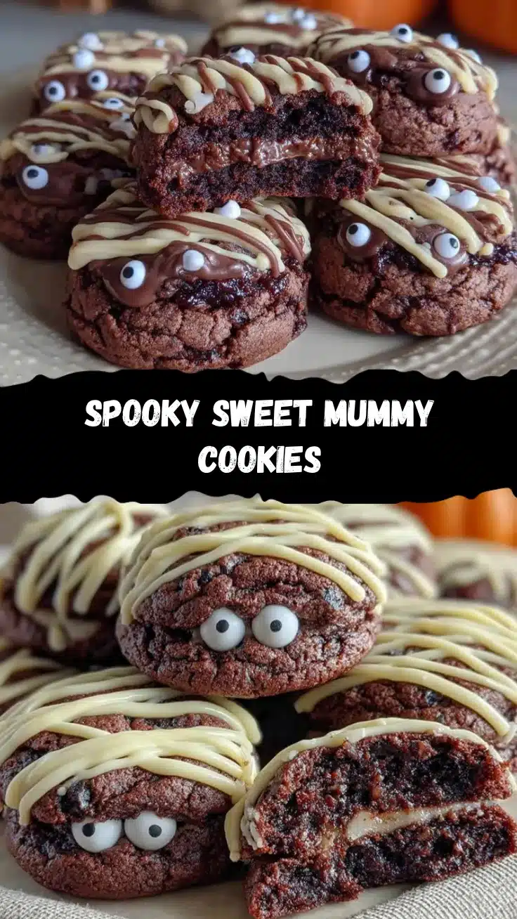 spooky mummy cookies recipe