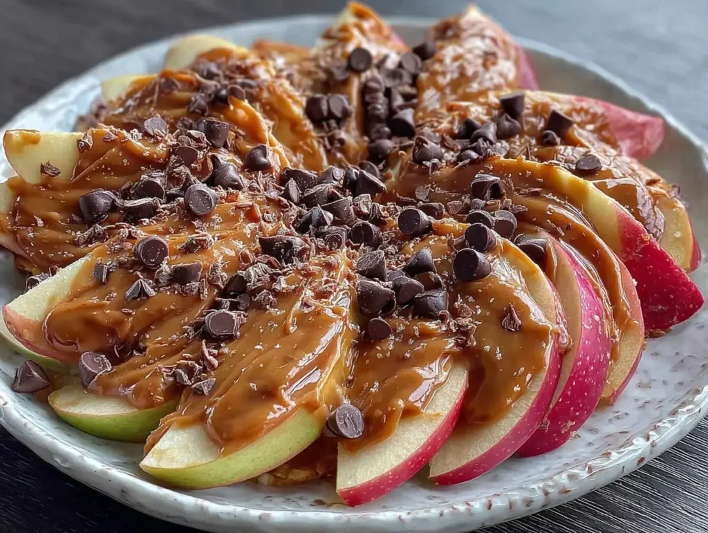 apple nachos recipe - featured image