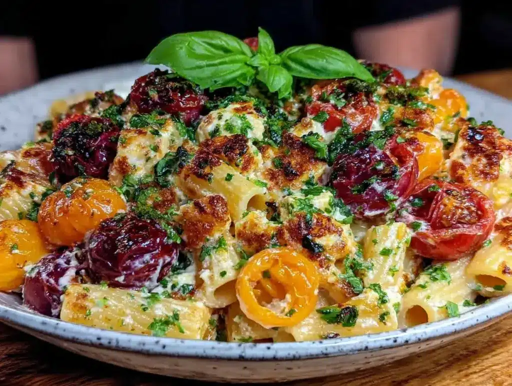 baked feta pasta - featured image