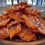 baked sweet potato chips - featured image