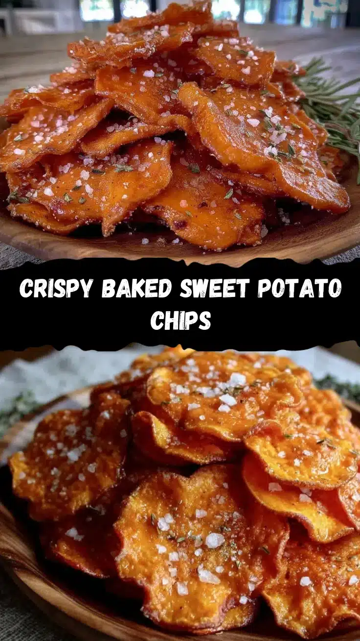 baked sweet potato chips recipe