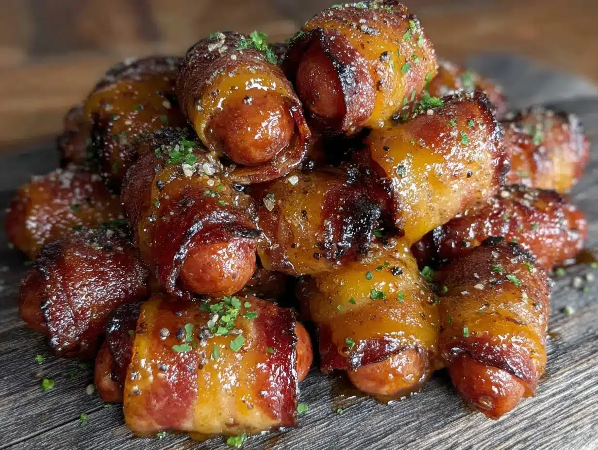 bbq bacon wrapped little smokies preparation steps