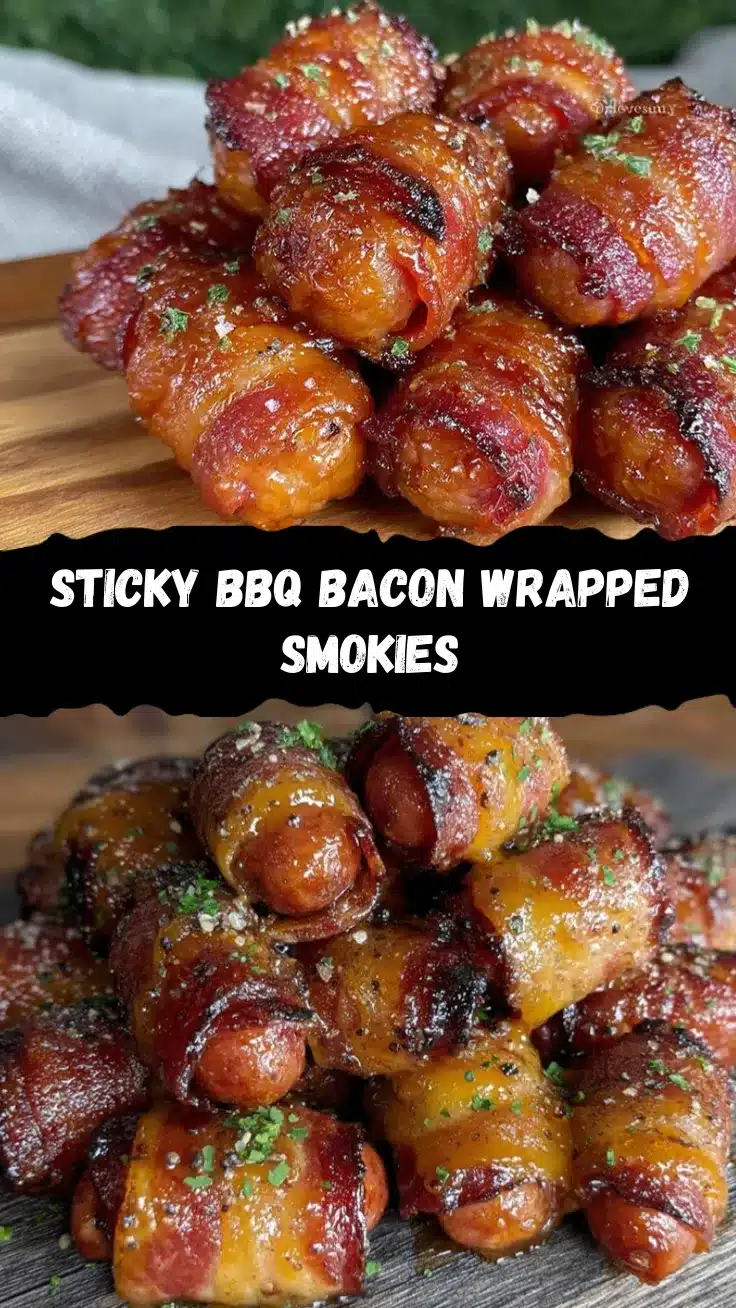 bbq bacon wrapped little smokies recipe