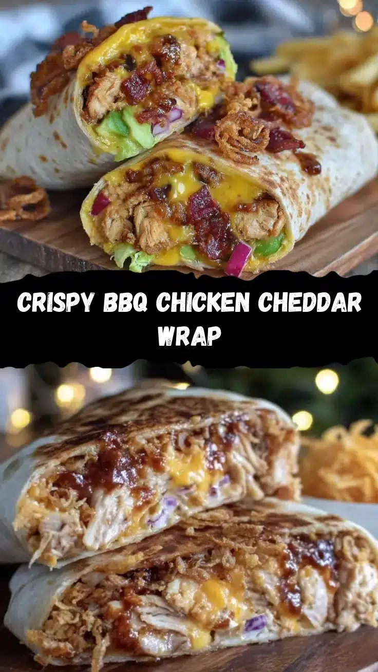 BBQ Chicken Cheddar Wrap recipe