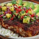 blackened mahi mahi bowls - featured image