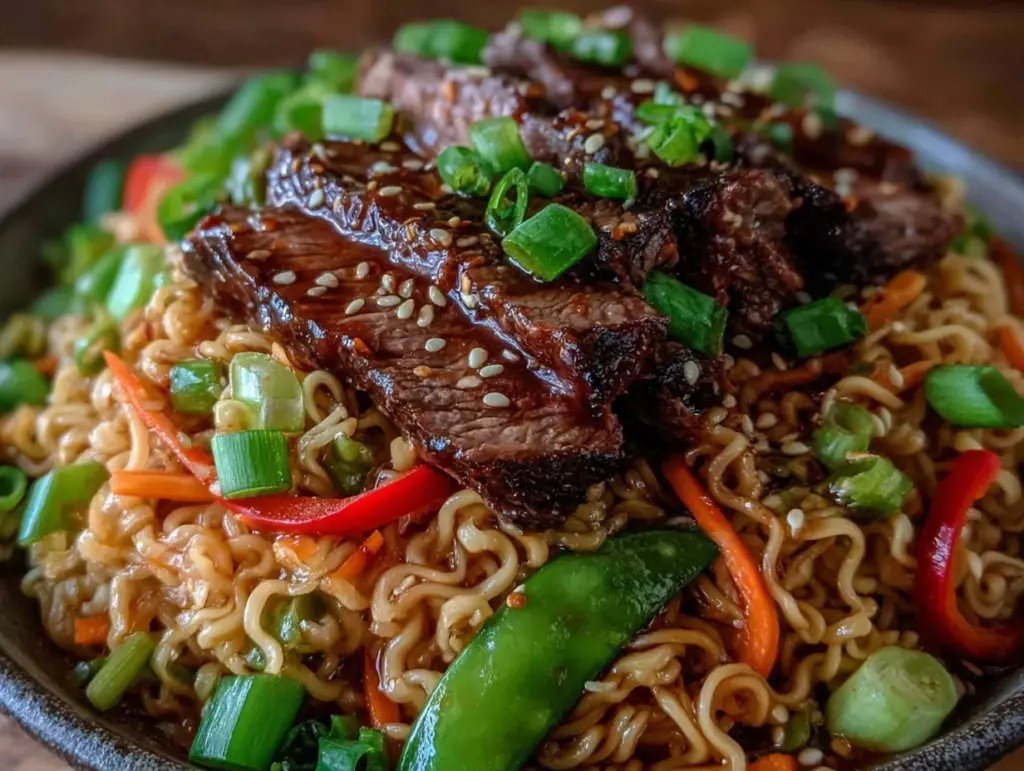 bold spicy ramen noodle stir-fry - featured image