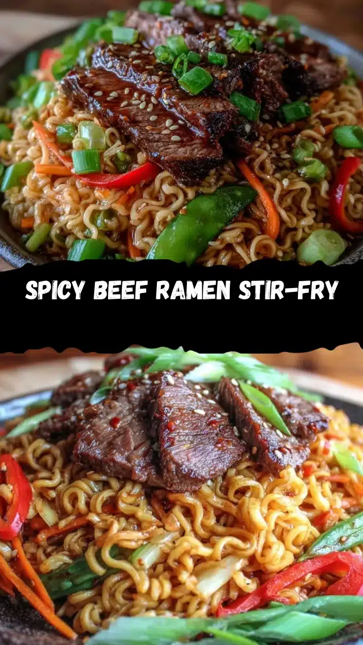 bold spicy ramen noodle stir-fry recipe