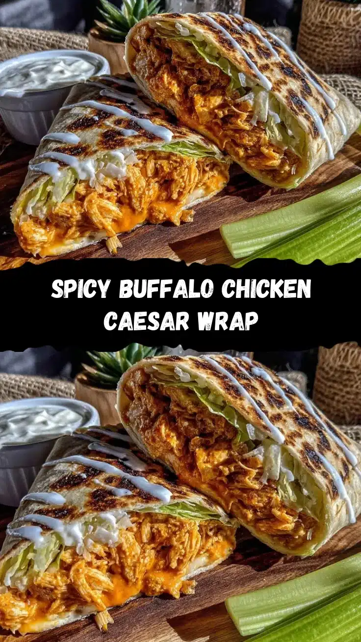 buffalo chicken caesar wrap recipe