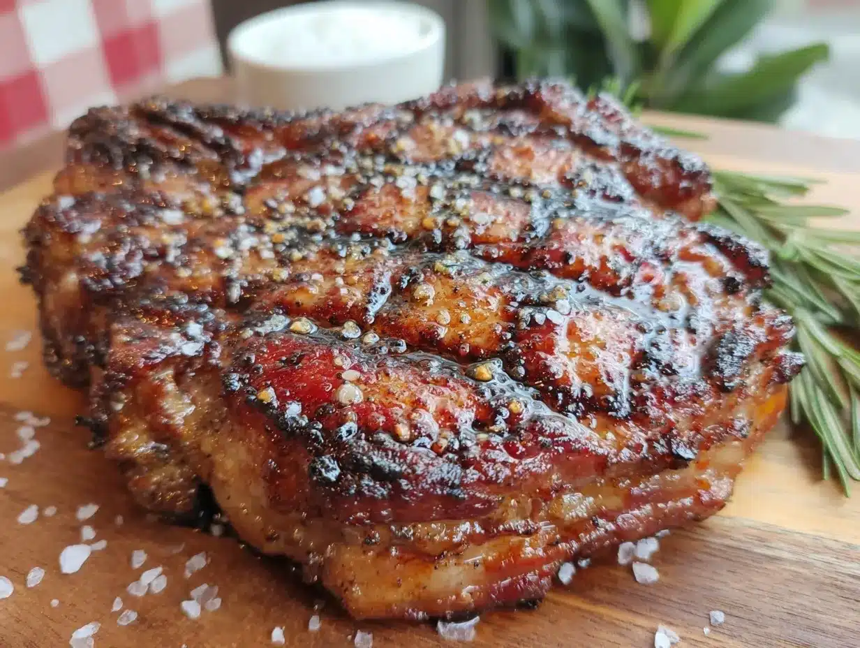 butter-basted ribeye steak preparation steps