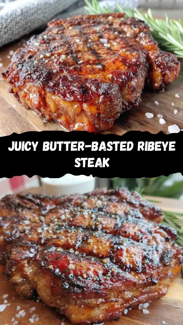 butter-basted ribeye steak recipe
